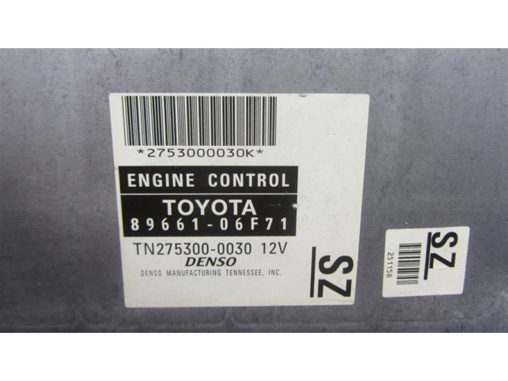89661-06F71 | Блок керування двигуном TOYOTA SOLARA 03-09 - Фото 4