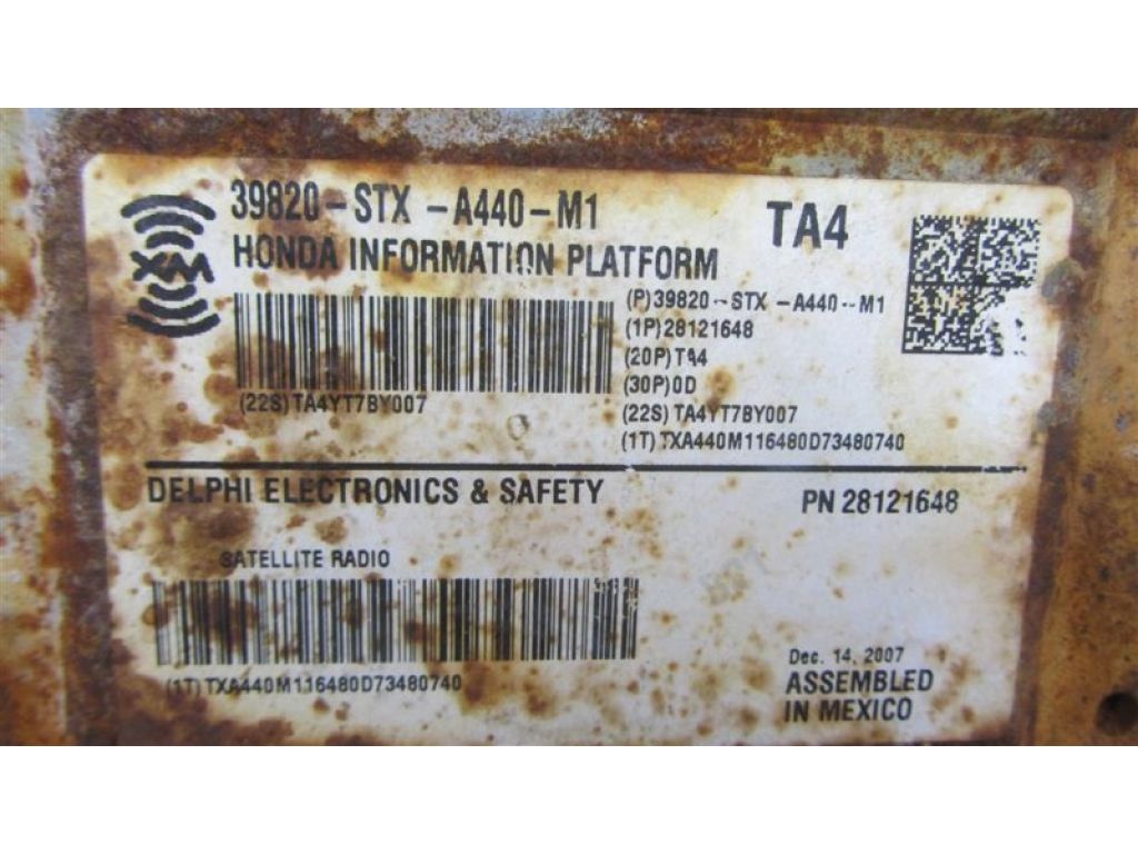 39820-STX-A44 | Блок электронный ACURA MDX (YD2) 06-13 - Фото 4