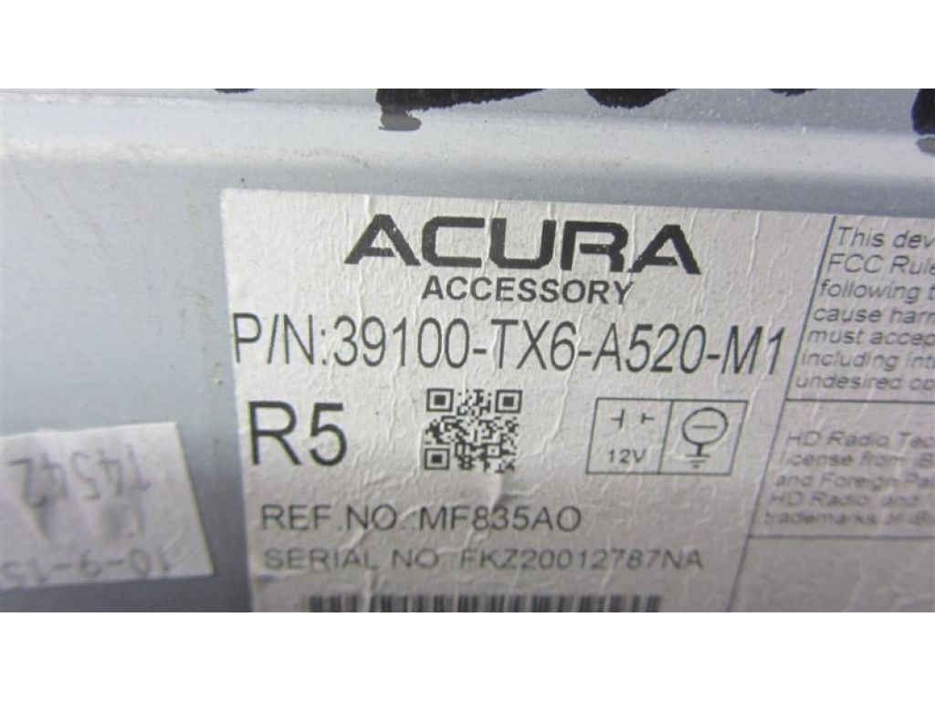 39100-TX6-A51RM | Магнитола ACURA ILX 12-16 - Фото 4