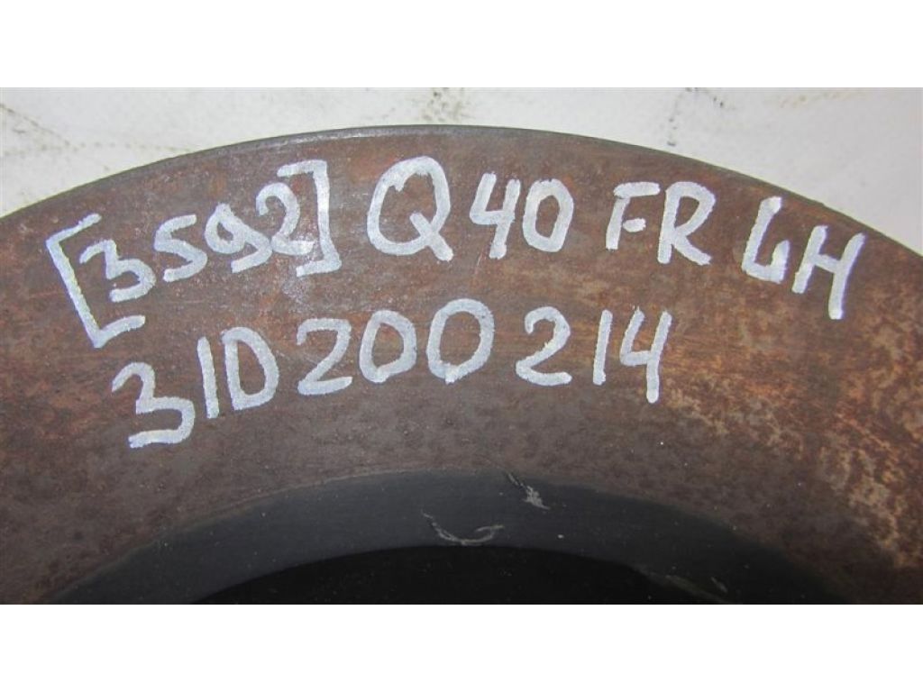 40206-EG00B | Тормозной диск передний INFINITI G25/G35/G37/Q40 06-14 - Фото 2