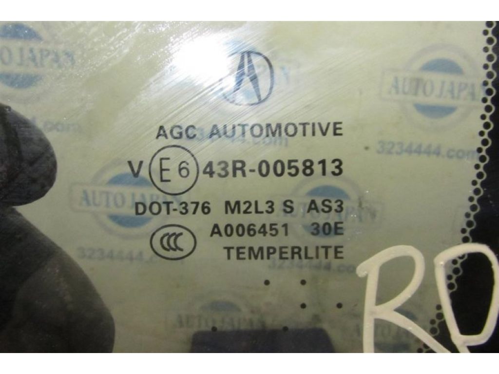73460-TX4-A02 | Стекло двери глухое задн. лев. ACURA RDX 12-19 - Фото 4