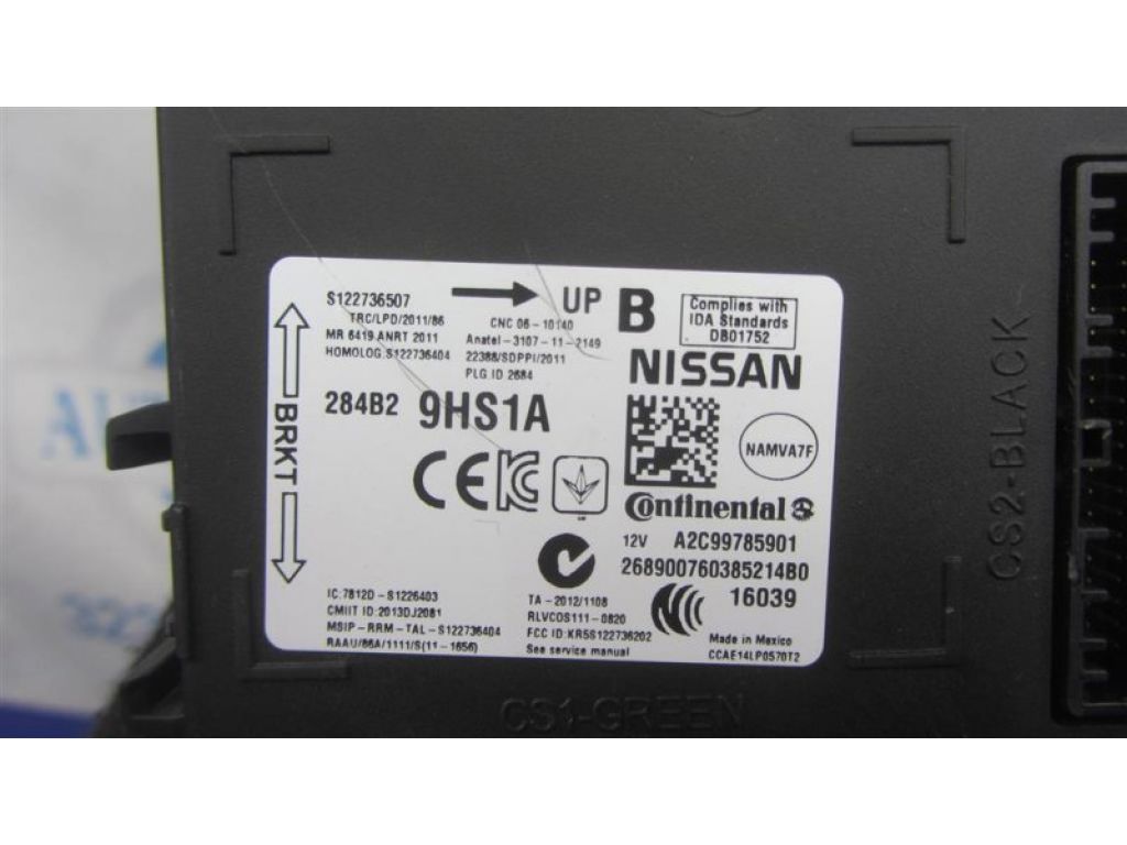284B2-9HS1A | Блок электронный NISSAN ALTIMA L33 12-18 - Фото 4