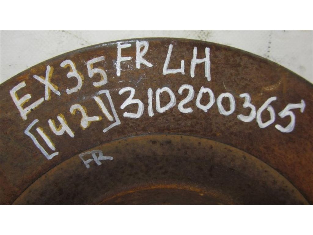 40206-EG000 | Гальмівний диск передній INFINITI EX35(37) 07-12 - Фото 2