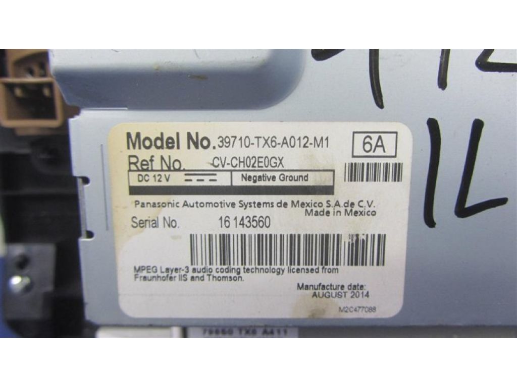 39710-TX6-305 | монітор ACURA ILX 12-16 - Фото 4