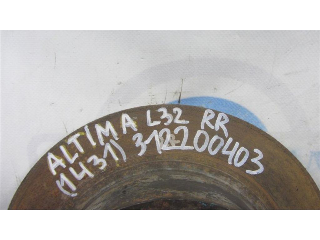43206-JA00A | Тормозной диск задний NISSAN ALTIMA L32 07-12 - Фото 2