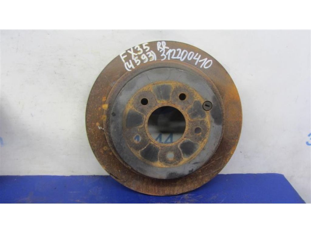 43206-CA000 | Тормозной диск задний INFINITI FX/QX70 S51 08-17