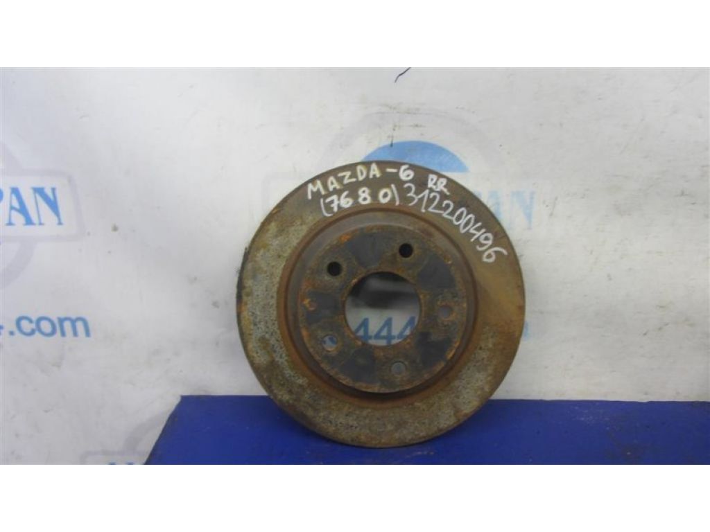 GHT2-26-251 | Тормозной диск задний MAZDA 6 GJ 12-