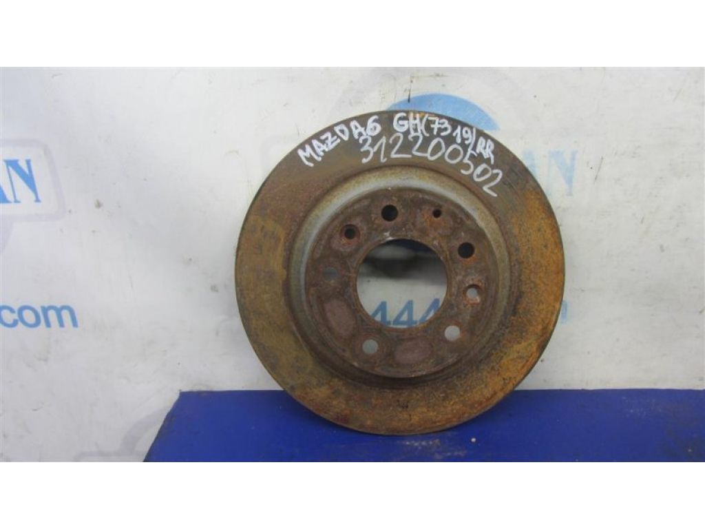 GK2Y-26-251H | Тормозной диск задний MAZDA 6 GH 07-12