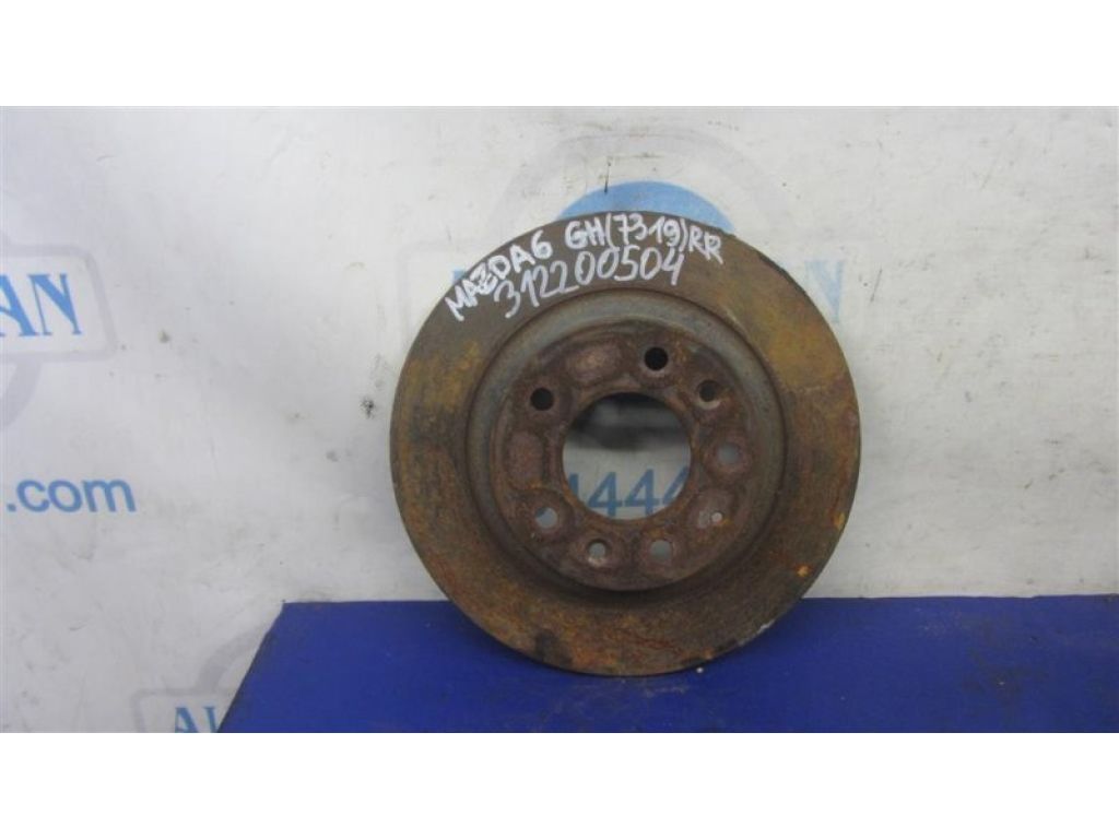 GK2Y-26-251H | Тормозной диск задний MAZDA 6 GH 07-12