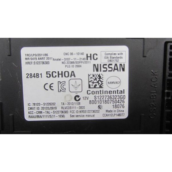 Блок комфорту INFINITI Q60 16-20 284B1-5CH0A — 4