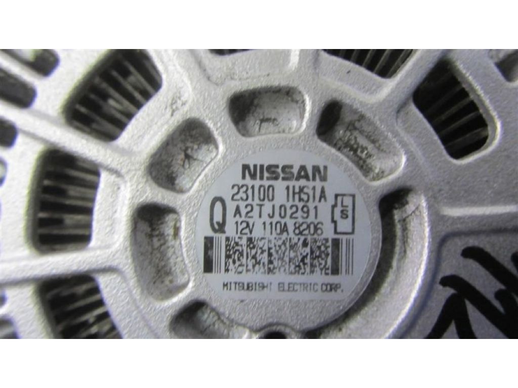 23100-1HS1A | Генератор NISSAN QASHQAI 07-14 - Фото 4