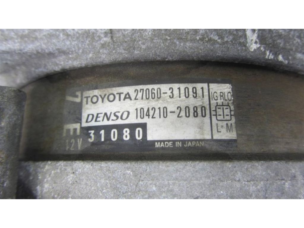 27060-31091 | Генератор TOYOTA RAV4 05-12 - Фото 4