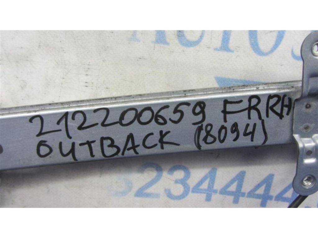 61041AJ00A | Склопідйомник передн. прав. SUBARU OUTBACK 09-14 BR - Фото 2