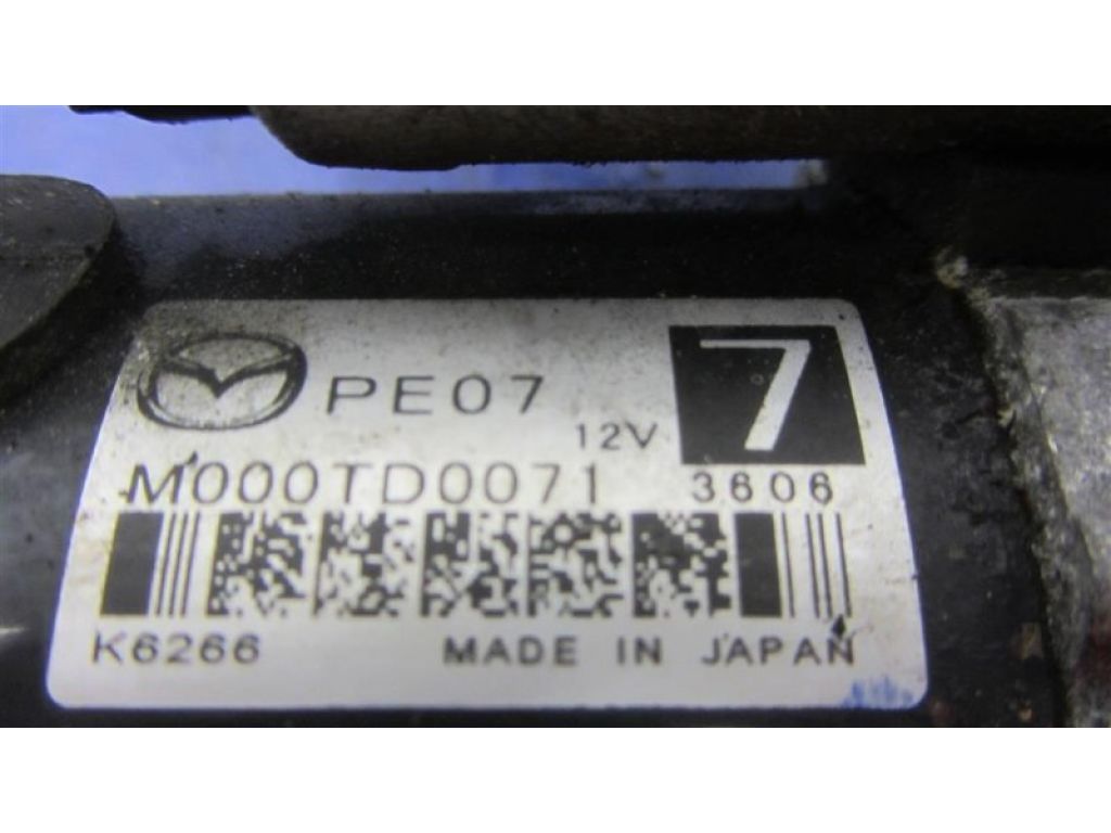 PE07-18-400 | Стартер MAZDA 3 BL 09-13 - Фото 3