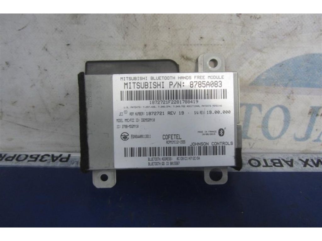 8785A083 | Блок управления блютуз MITSUBISHI ASX / OUTLANDER SPORT 10-21