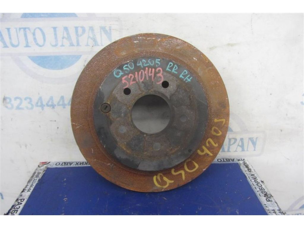 43206-CA000 | Тормозной диск задний INFINITI Q50 15-20