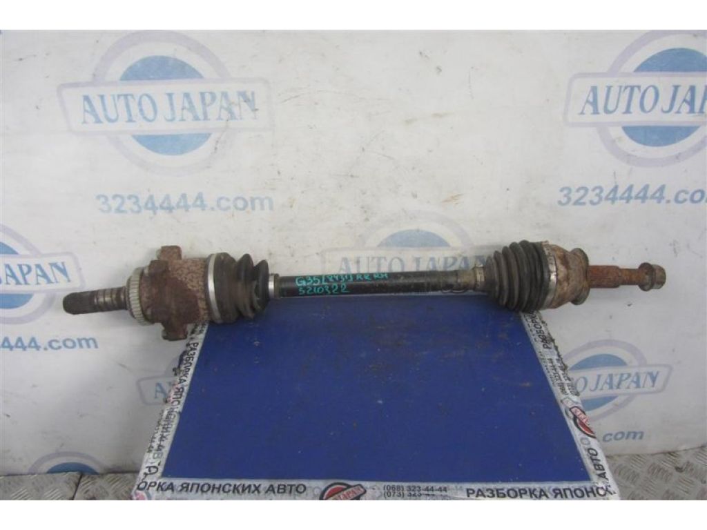 39600-JK000 | Привід задній прав. INFINITI G25/G35/G37/Q40 06-14