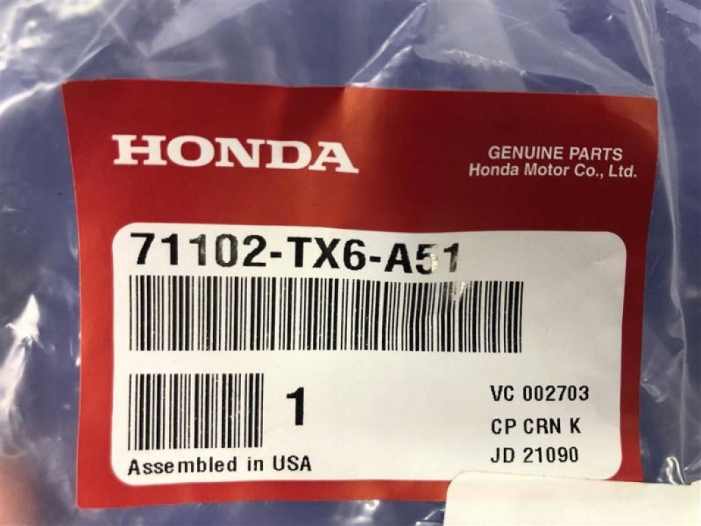 71102-TX6-A51 | Накладка бампера передн. прав. ACURA ILX 16-19 - Фото 5
