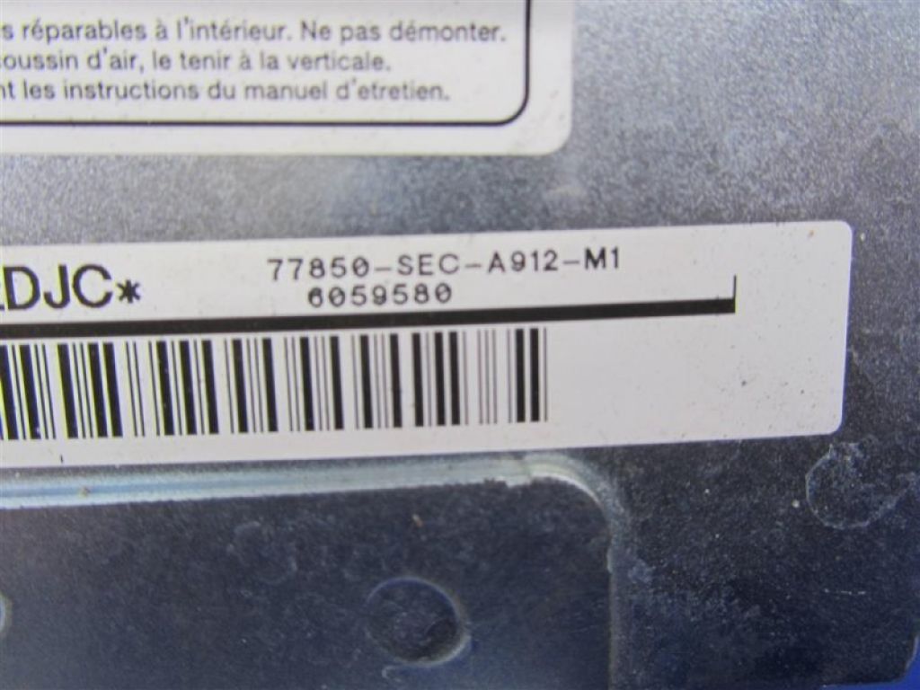 77820-SEC-A90 | Подушка безопасности пассажира ACURA TSX 04-08 - Фото 3