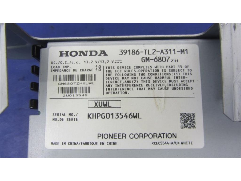 39186-TL2-A31 | Усилитель звука ACURA TSX 08-14 - Фото 3