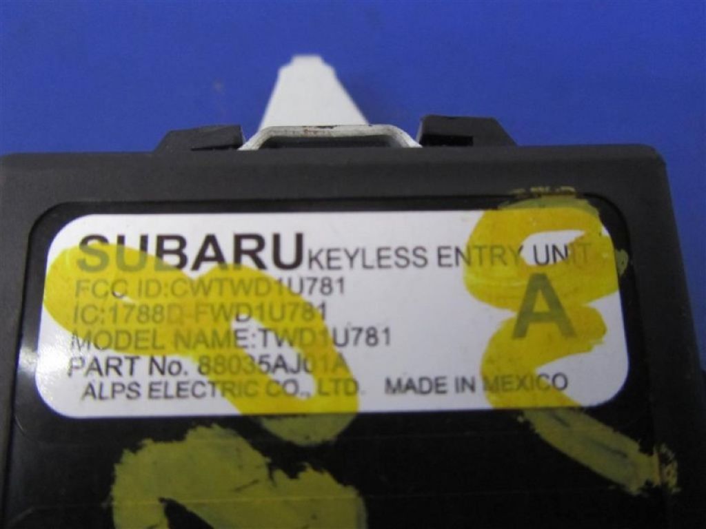 88035AJ01A | Блок керування центральним замком SUBARU OUTBACK 09-14 BR - Фото 5