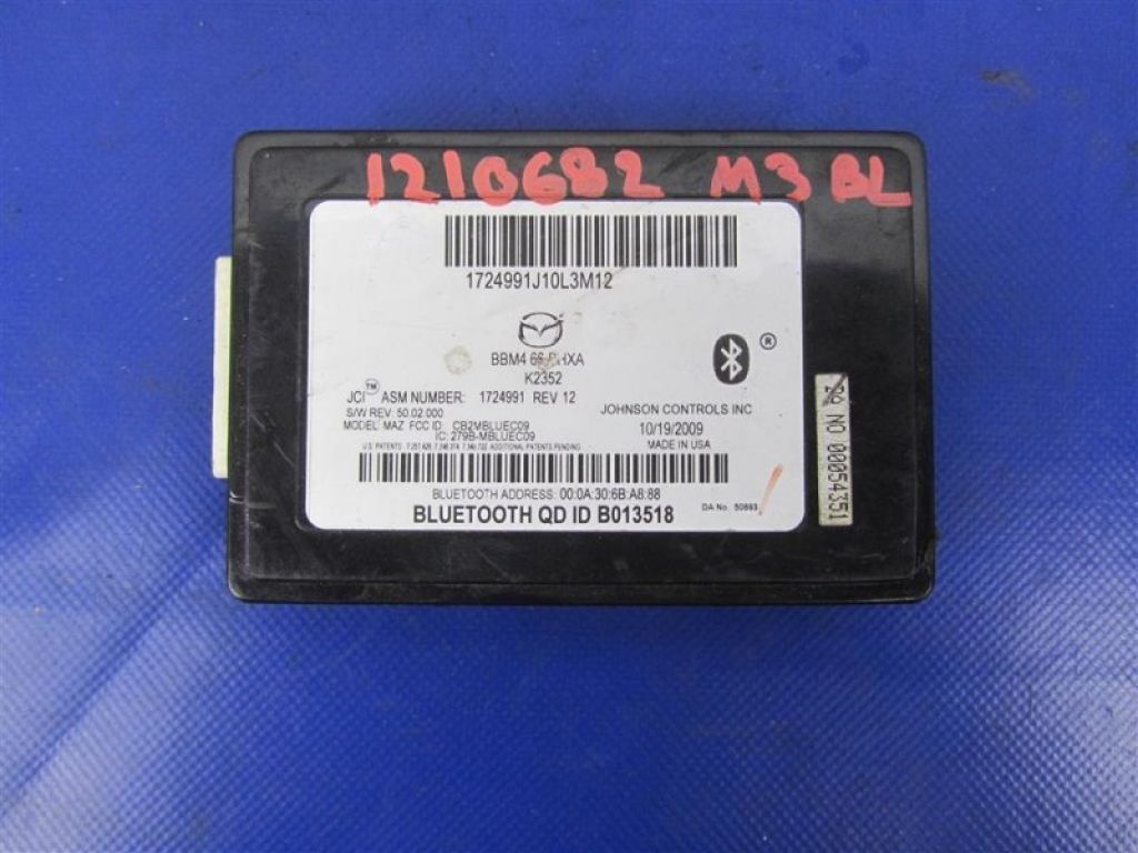 BBM4-66-DHXA | Блок керування блютуз MAZDA 3 BL 09-13
