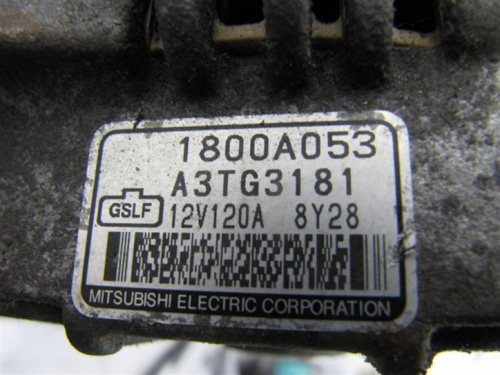 1800A053 | Генератор MITSUBISHI OUTLANDER XL 05-13 - Фото 3