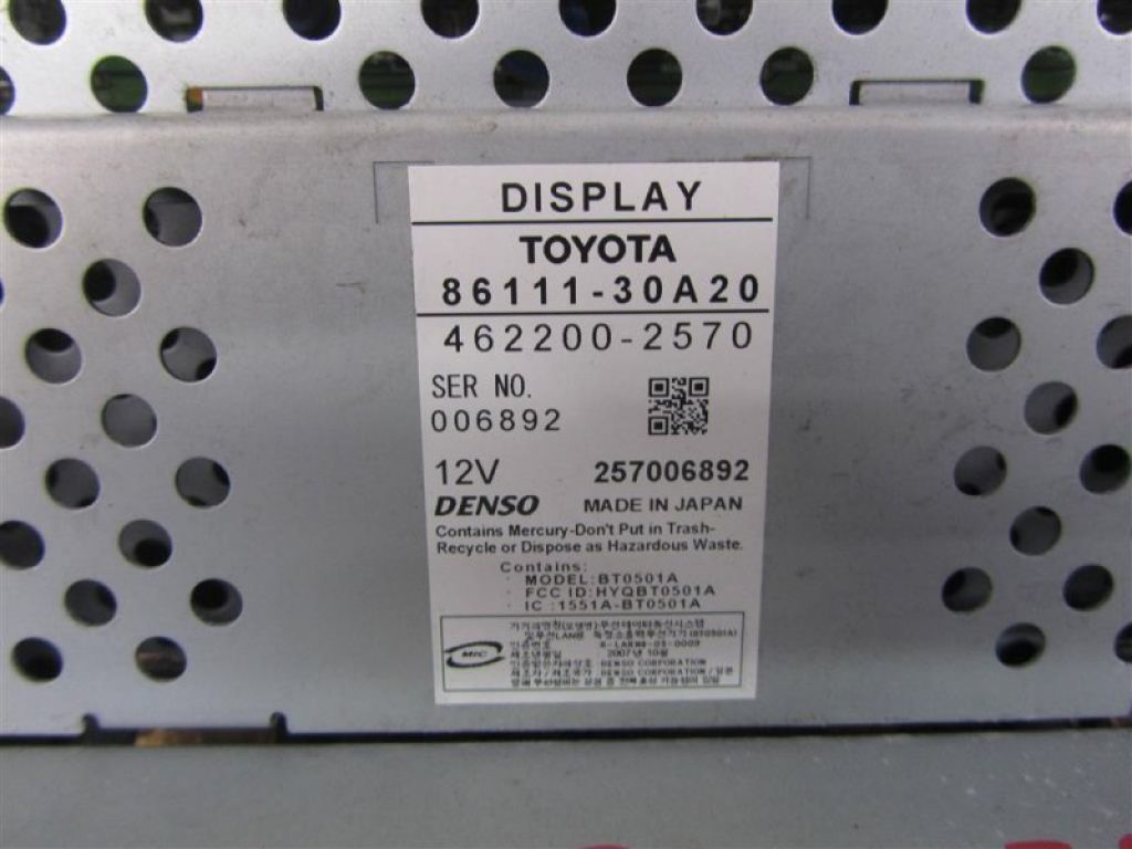 86111-30A20-C0 | монітор LEXUS GS350 GS300 05-11 - Фото 4