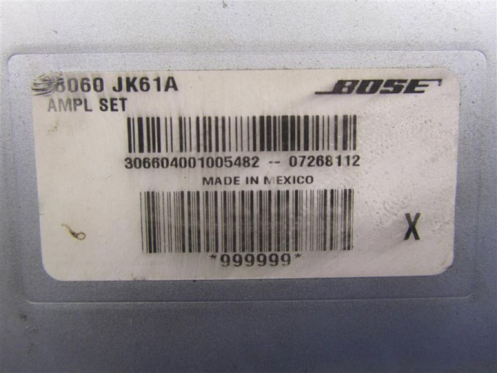 28060-JK61A | Підсилювач звуку INFINITI G25/G35/G37/Q40 06-14 - Фото 4