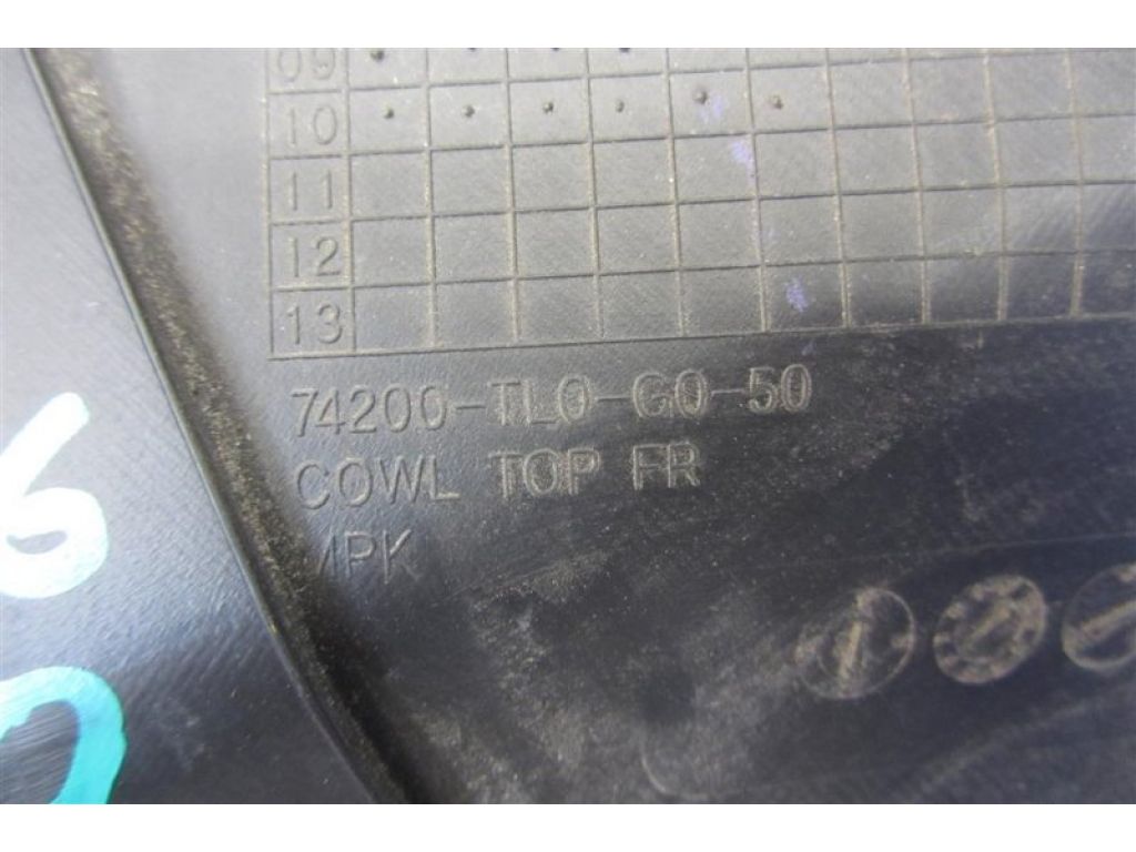 74208-TL0-G02 | Пластик під лобове скло / Жабо HONDA ACCORD CU8 / TSX 08-14 - Фото 3