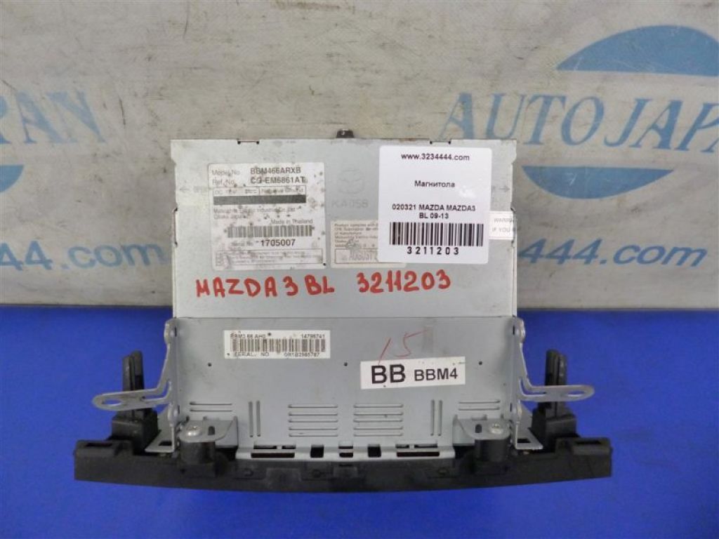 BBM3-66-AH0 | магнітола MAZDA 3 BL 09-13 - Фото 4