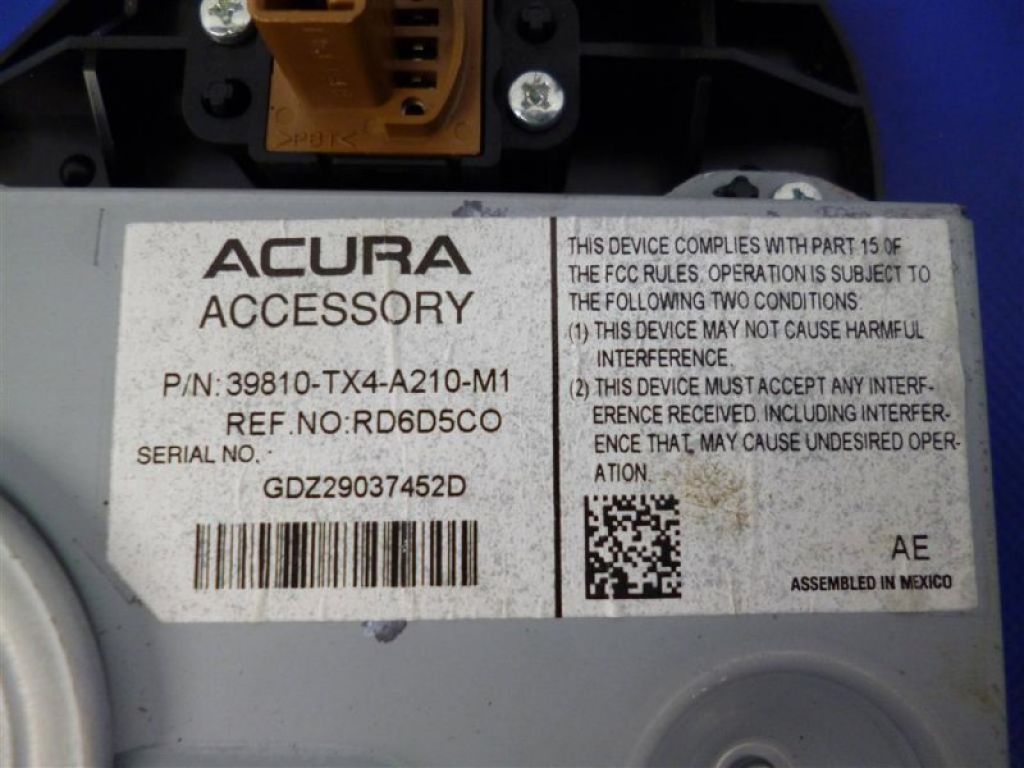 39810-TX4-306 | Монитор ACURA RDX 12-19 - Фото 4