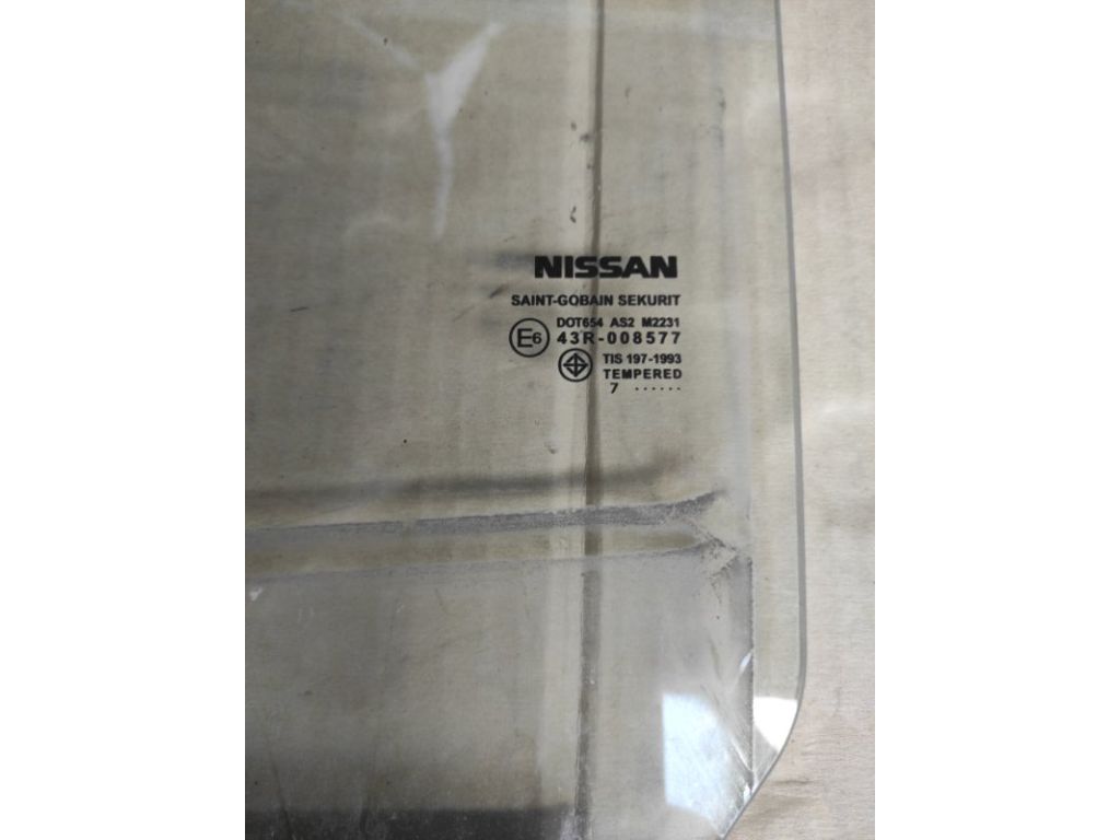82301-EL000 | Скло дверей задн. лів. NISSAN TIIDA/VERSA C11 04-11 - Фото 2