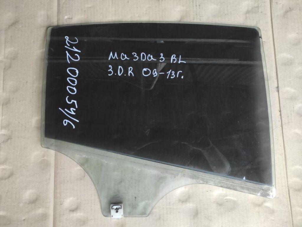 BBM6-72-511A | Стекло двери задн. прав. MAZDA 3 BL 09-13