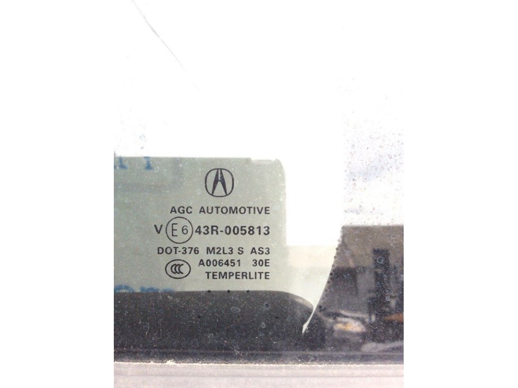 73460-TX4-A02 | Стекло двери глухое задн. лев. ACURA RDX 12-19 - Фото 2