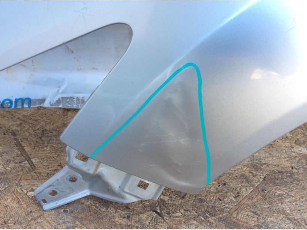 60260-TL0-A90ZZ | Крило переднє лів. HONDA ACCORD CU8 / TSX 08-14 - Фото 2