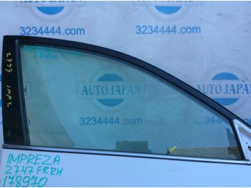 Скло дверей передн. прав. SUBARU IMPREZA 07-11 GE/GH