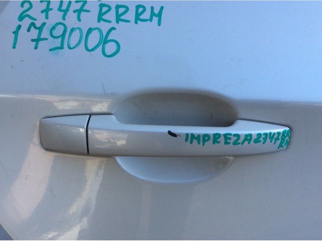 61160FG000WU | Ручка двери наружная задн. прав. SUBARU IMPREZA 07-11 GE/GH