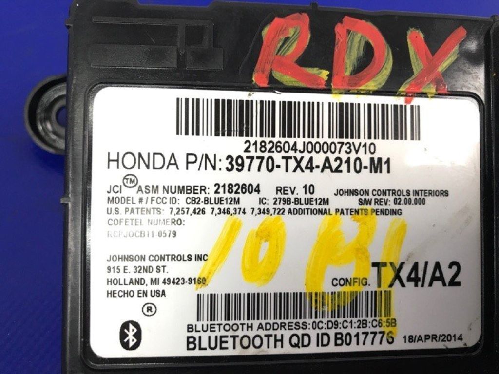 39770-TX4-A21 | Блок керування блютуз ACURA RDX 12-19 - Фото 3