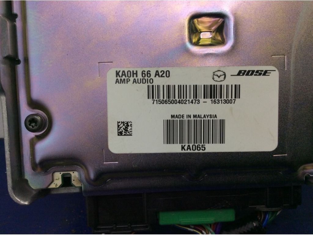 KA0H-66-A20 | Усилитель звука MAZDA CX-5 (KE) 11-17 - Фото 3