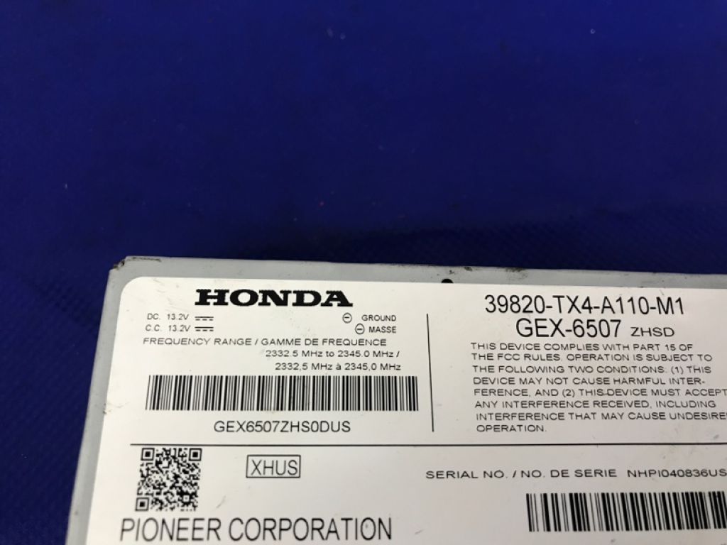 39820-TX4-A11 | Блок электронный ACURA RDX 12-19 - Фото 3