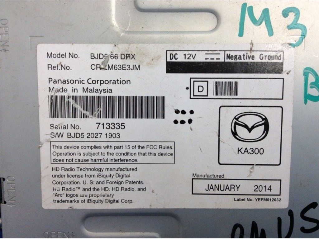 bjd566drx | Блок електронний MAZDA 3 BM 13-19 - Фото 3
