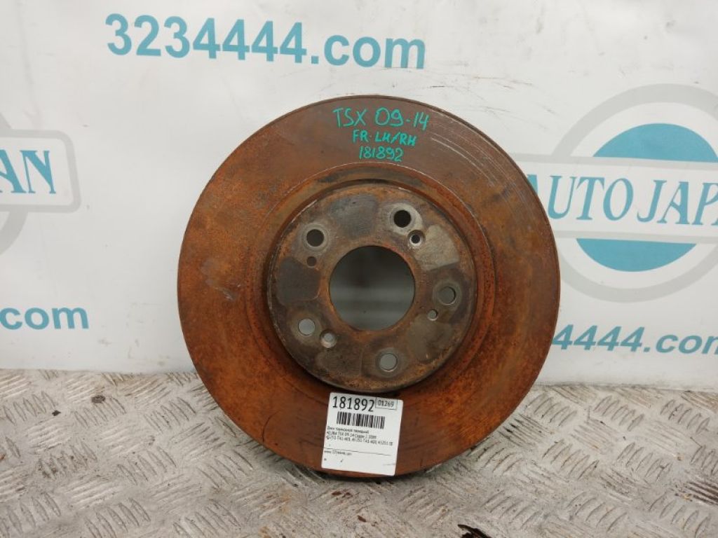 45251-TA1-A01 | Тормозной диск передний HONDA ACCORD CU8 / TSX 08-14