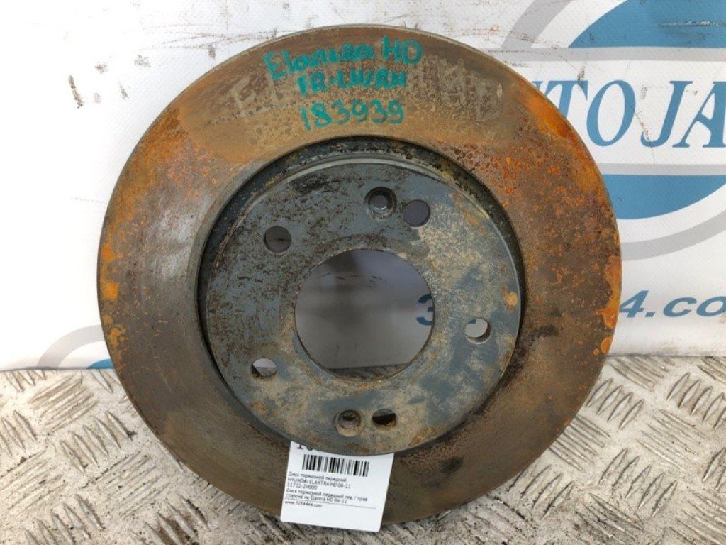 51712-2H000 | Тормозной диск передний HYUNDAI ELANTRA HD 06-11