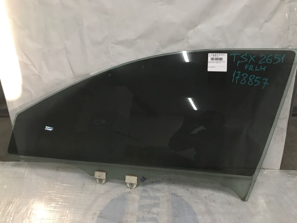 73350-TL2-A10 | Скло дверей передн. лів. HONDA ACCORD CU8 / TSX 08-14