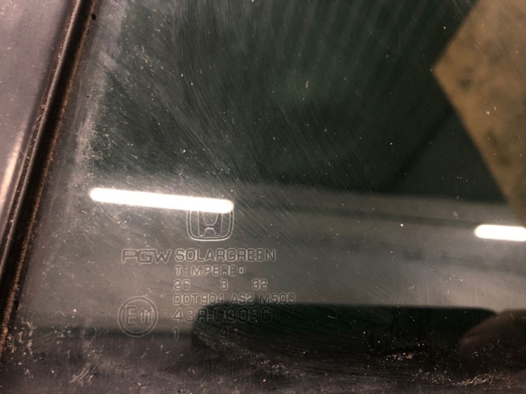 73455-T2F-Y00 | Скло дверей глухе задн. лів. HONDA ACCORD CR 13-18 - Фото 2