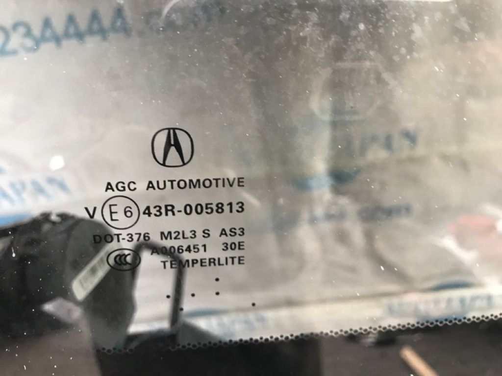 73551-TX4-A02 | Стекло в кузов задн. лев. ACURA RDX 12-19 - Фото 3