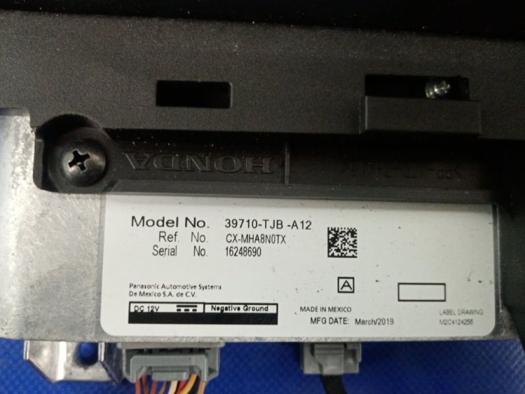 39710-TJB-A12 | монітор ACURA RDX 19- - Фото 3