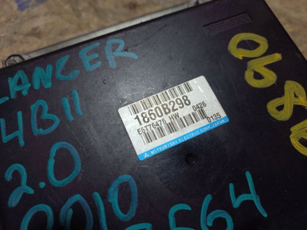 1860B298 | Блок керування двигуном MITSUBISHI LANCER X 10 07-15 - Фото 4