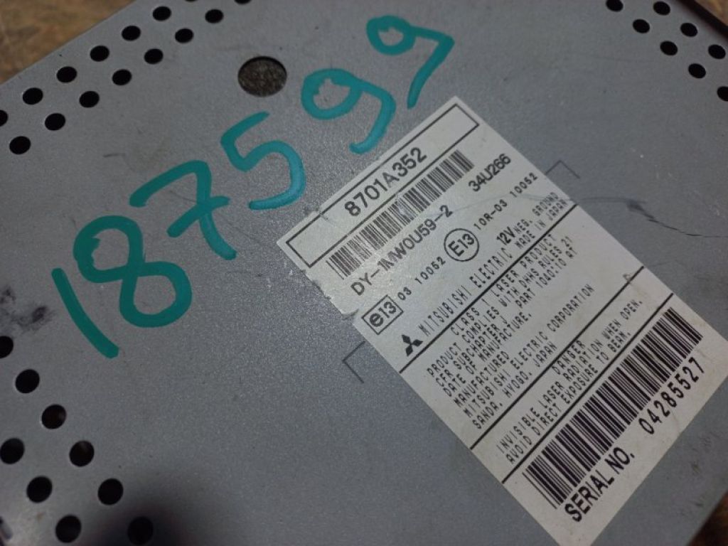 8701A352 | магнітола MITSUBISHI LANCER X 10 07-15 - Фото 2